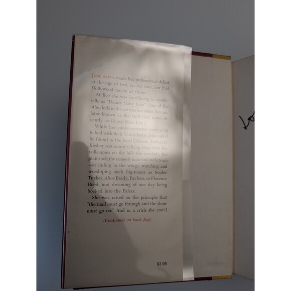 Early Havoc – June Havoc (Signed, 1959) – 1st Ed. HC DJ – Hollywood Memoir - Picture 5 of 8